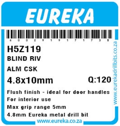 H5Z119 - Rivet Countersunk -H5Z119_label_T
